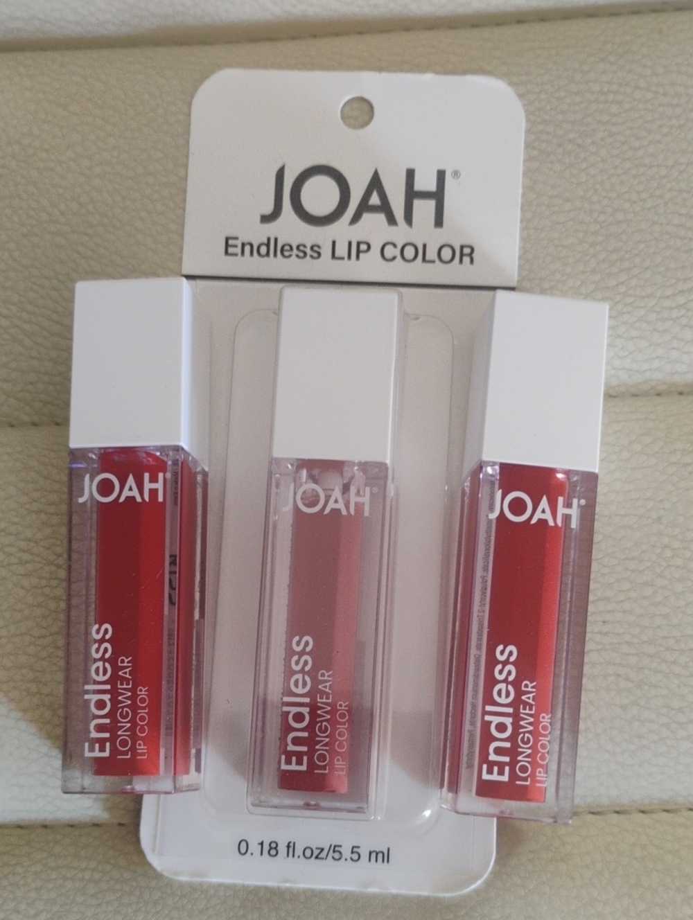 JOAH Endless Lip Color 3 various colors